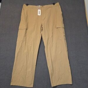 Men's Cargo Pants in Khaki by Unknown Brand - Straight Leg Utility